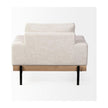 Mercana Colburne Wood and Iron Frame Accent Chair Clearance