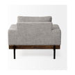Mercana Colburne Wood and Iron Frame Accent Chair Clearance
