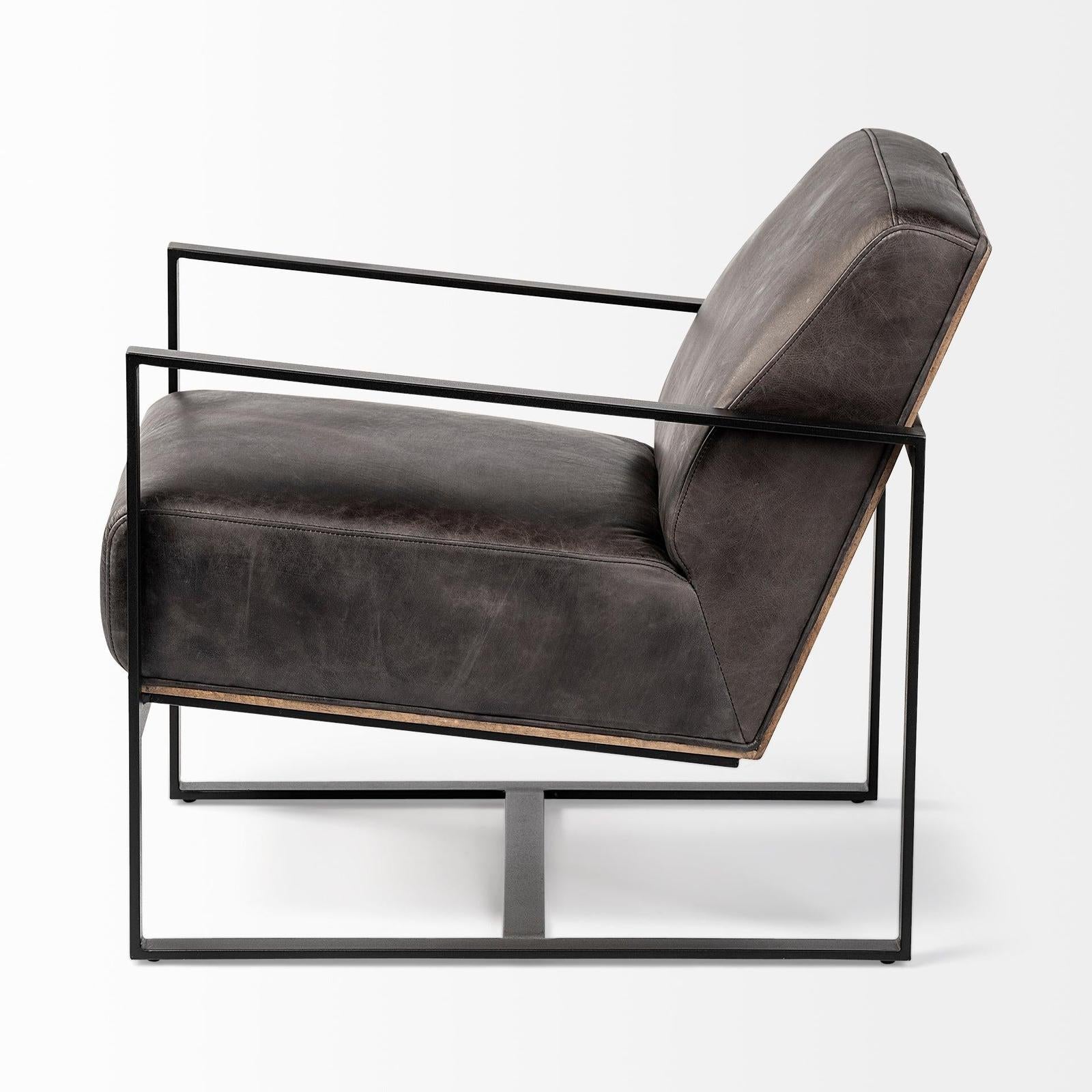 Mercana Stamford Metal Frame Accent Chair