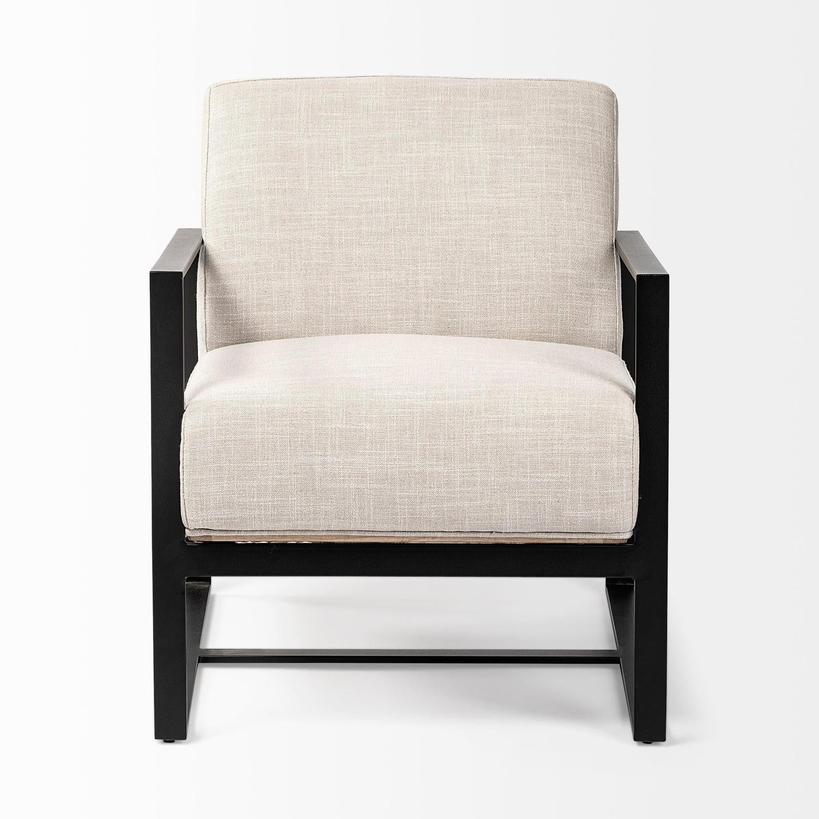 Mercana Stamford Metal Frame Accent Chair