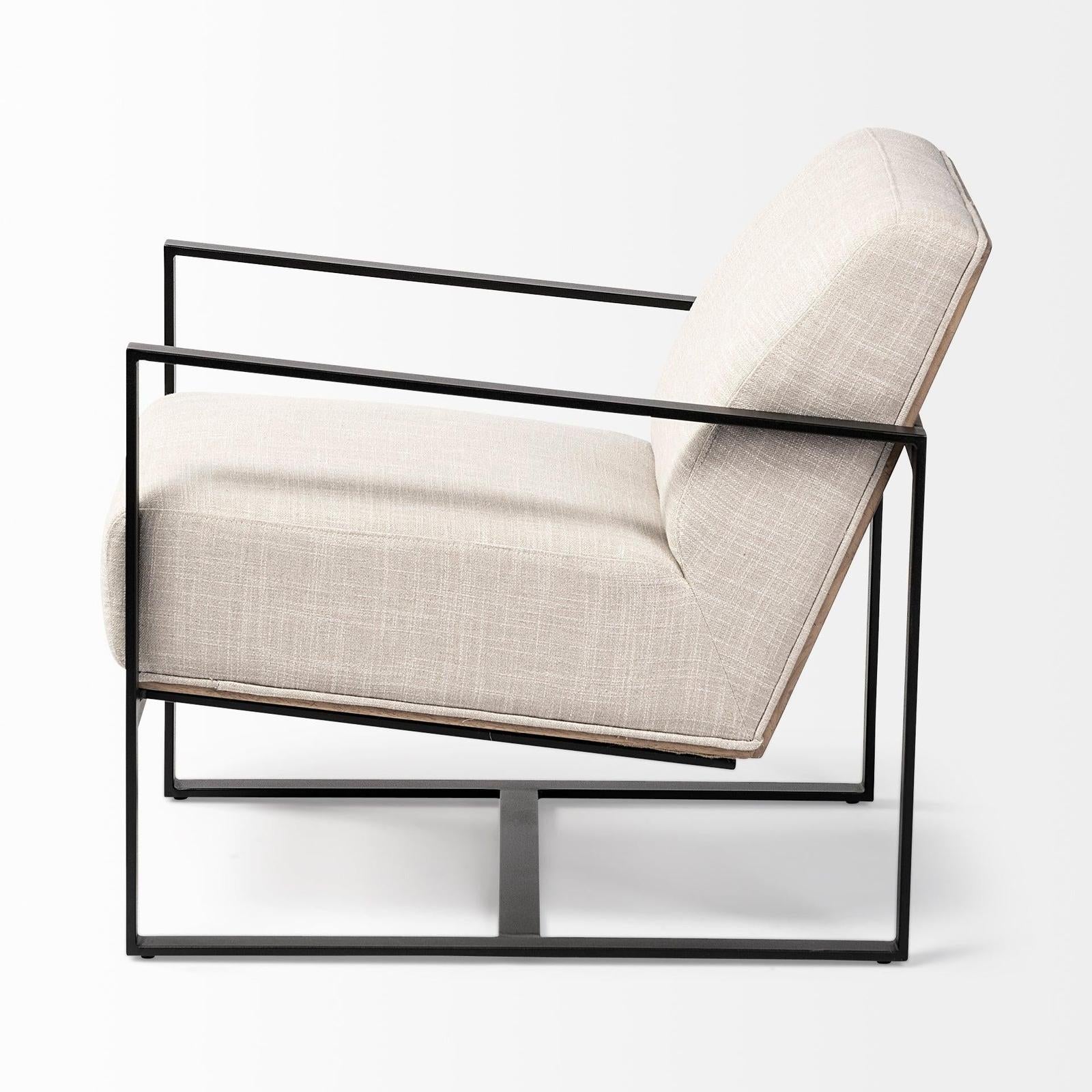 Mercana Stamford Metal Frame Accent Chair