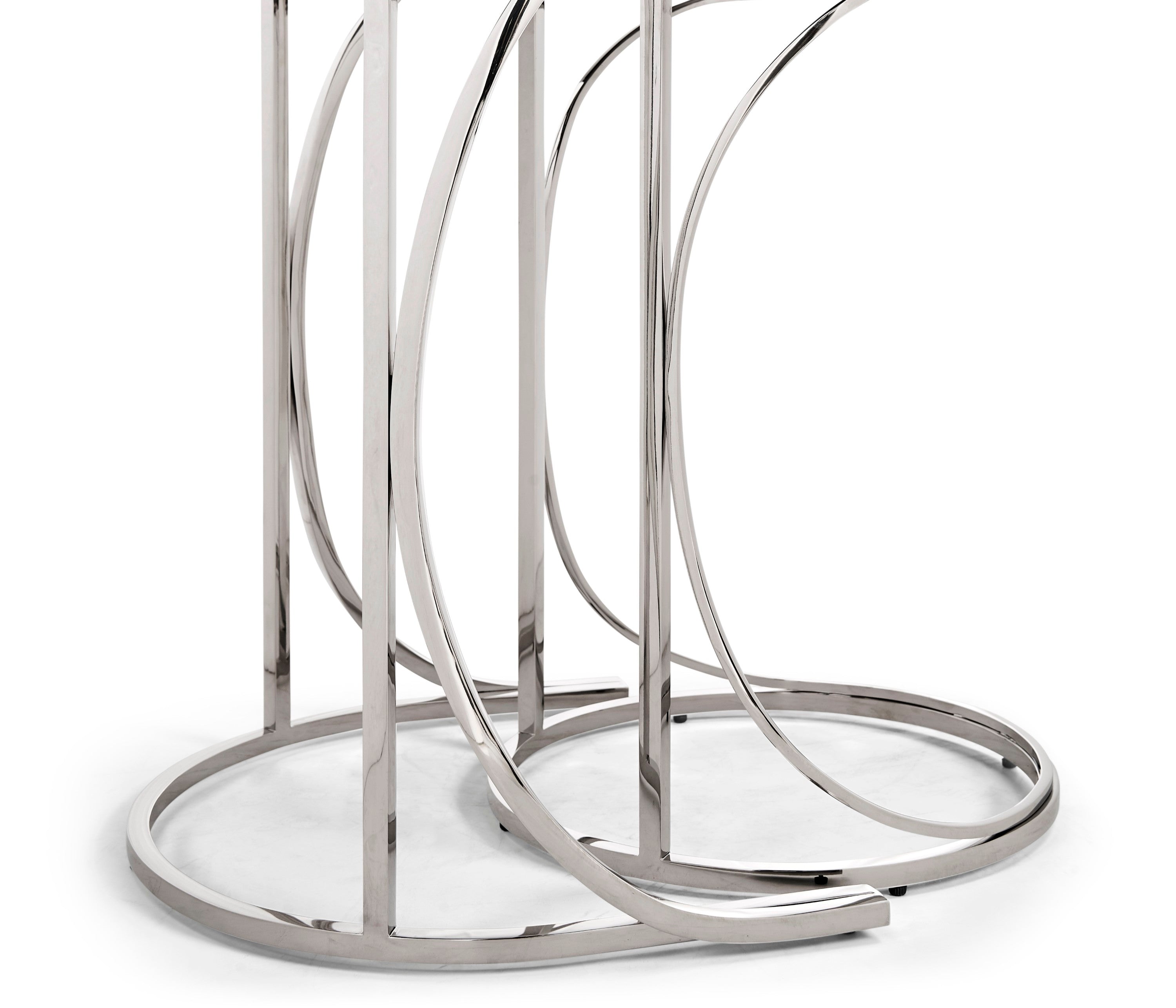 Jonathan Charles Feather Inlay Nest of Tables ( 494959-ZEB )