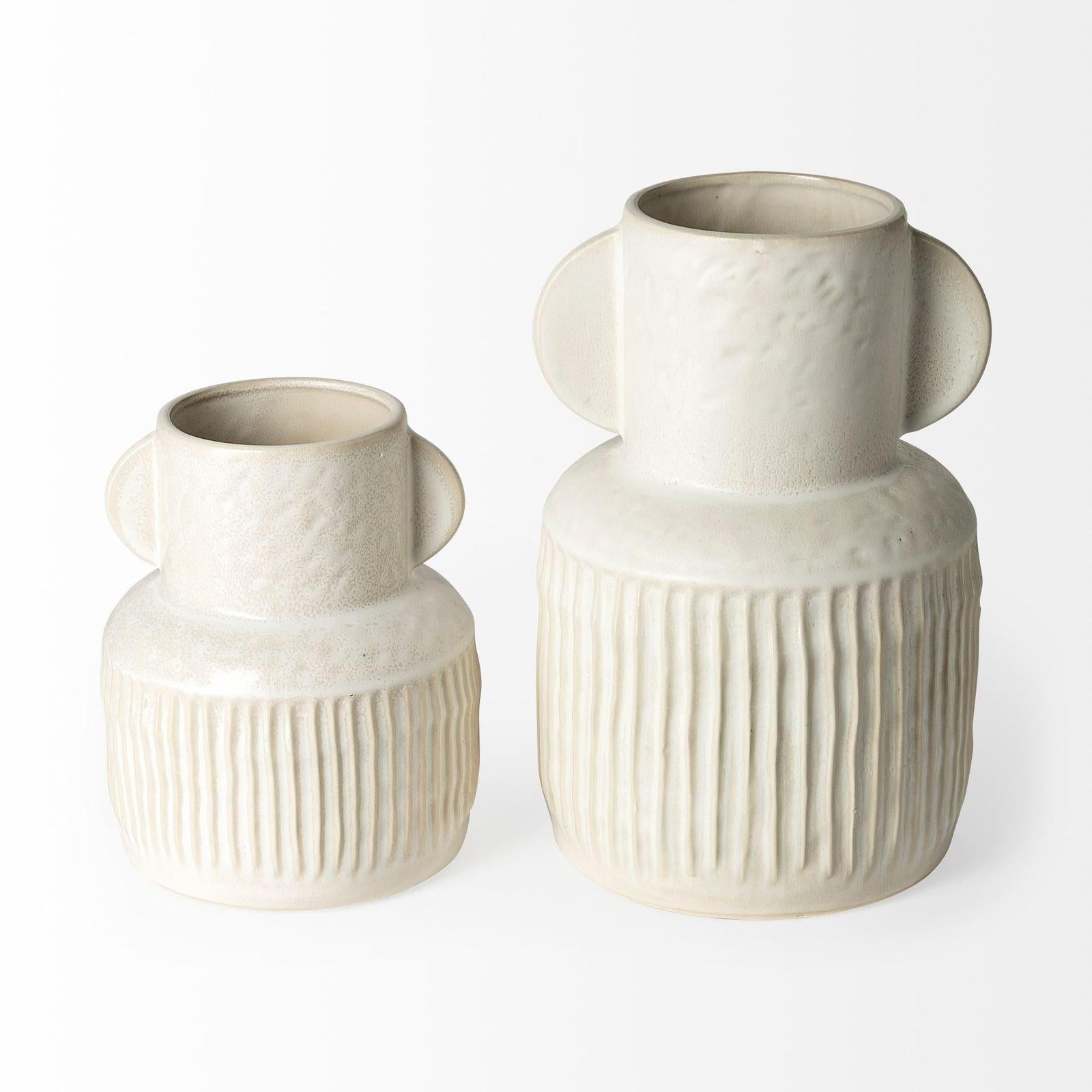 Mercana Judy Eggshell Ceramic Vase