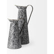 Mercana Colette Black/White Patterned Vase