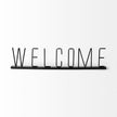 Mercana Welcome Black Metal Sign Clearance