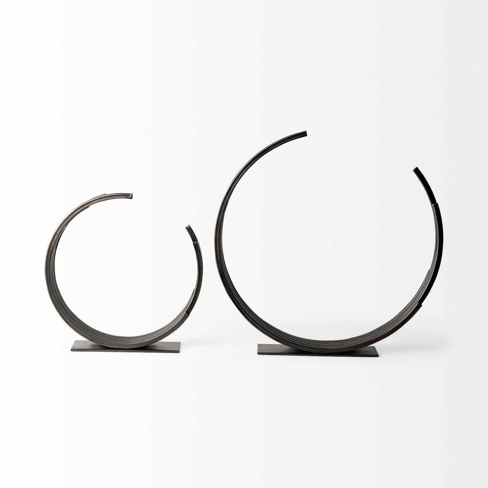 Mercana Taj Black Broken Halo Decorative Object Clearance