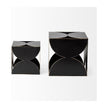 Mercana Darren 6L x 6W Black Metal Decorative Cube Clearance