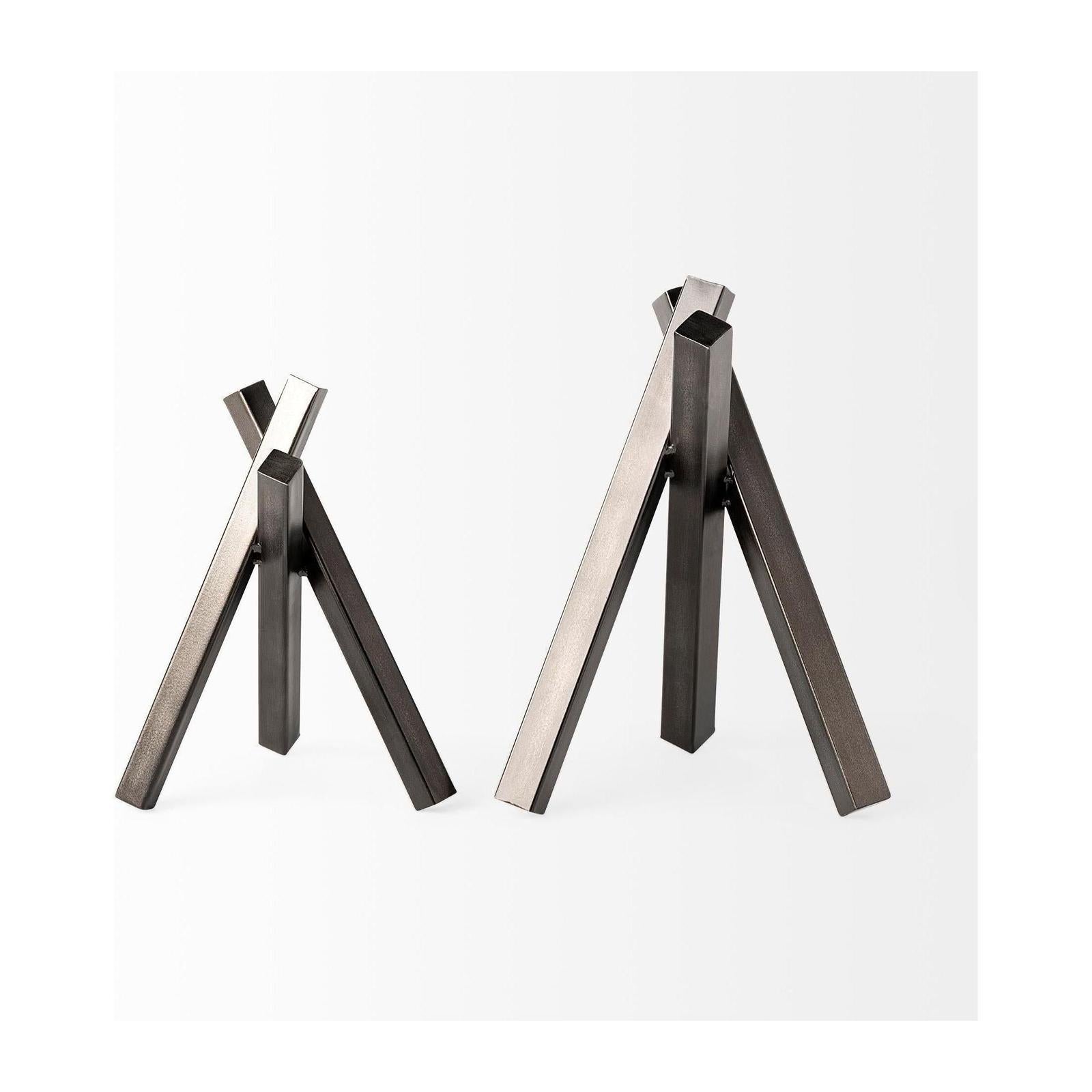 Mercana Bastian Black Metal Abstract Object