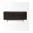 Mercana Grace Two-Tone Brown Solid Wood 6 Drawer Sideboard
