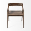 Mercana Nicholas I Onyx Brown Solid Wood Dining Chair