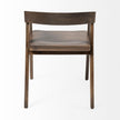 Mercana Nicholas I Onyx Brown Solid Wood Dining Chair