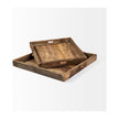 Mercana Carson Brown Reclaimed Wood Tray