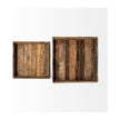 Mercana Carson Brown Reclaimed Wood Tray