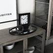 Mercana Ralph Black Metal Table Clock