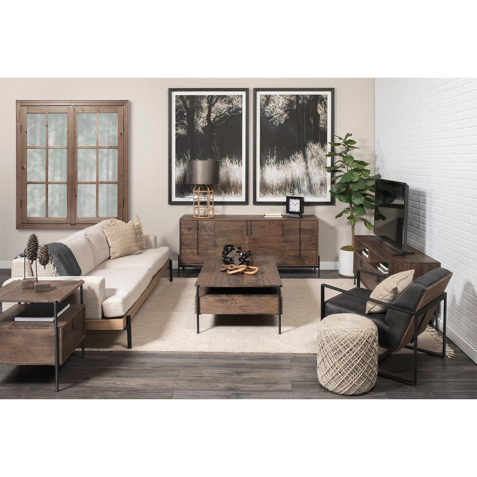 Mercana Stamford Metal Frame Accent Chair