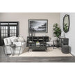 Mercana Denly Frost Gray Slipcover Two Seater Sofa Clearance