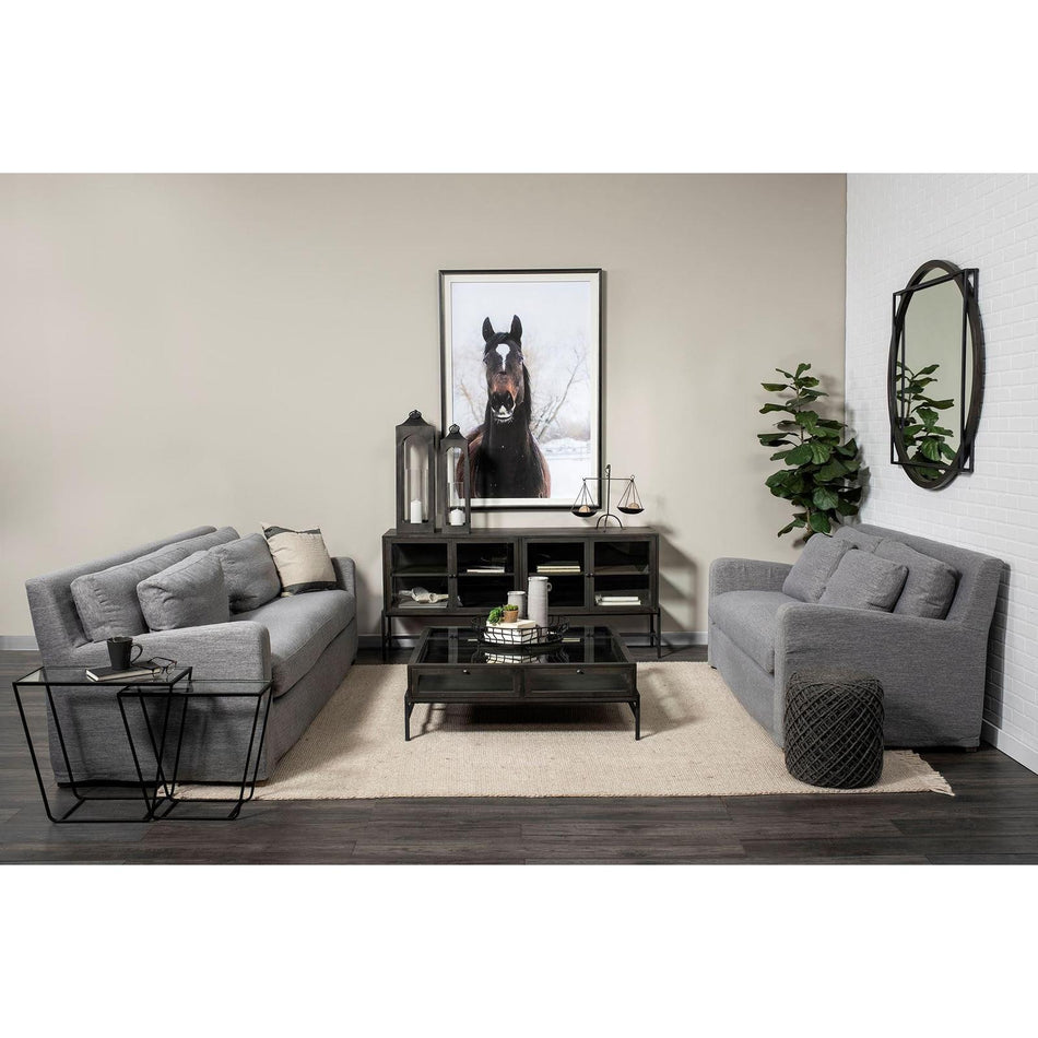 Mercana Denly Slipcover Three Seater Sofa