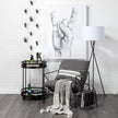 Mercana Leonidas Metal Frame Accent Chair