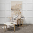 Mercana Isla White Replica Resin Coral On Clear White Glass Clearance