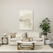 Mercana Reinhold Round Live-Edge Marble Top and Gold Metal Base Side/End Table