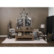 Mercana Raen Gray Metal Octagonal Base w/Beige Shade Table Lamp Clearance