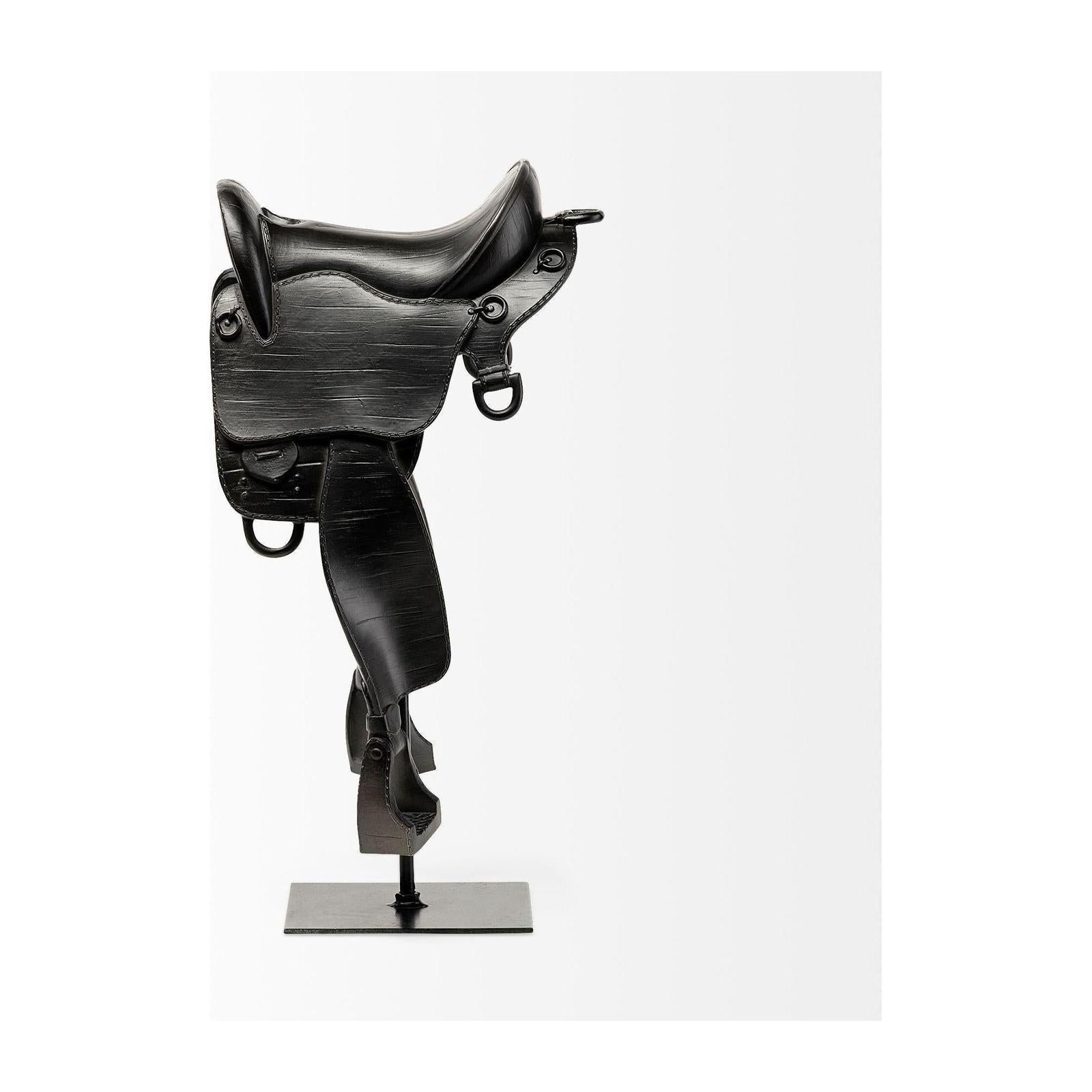 Mercana Colt Black Equestrian-Inspired Western Horse Saddle