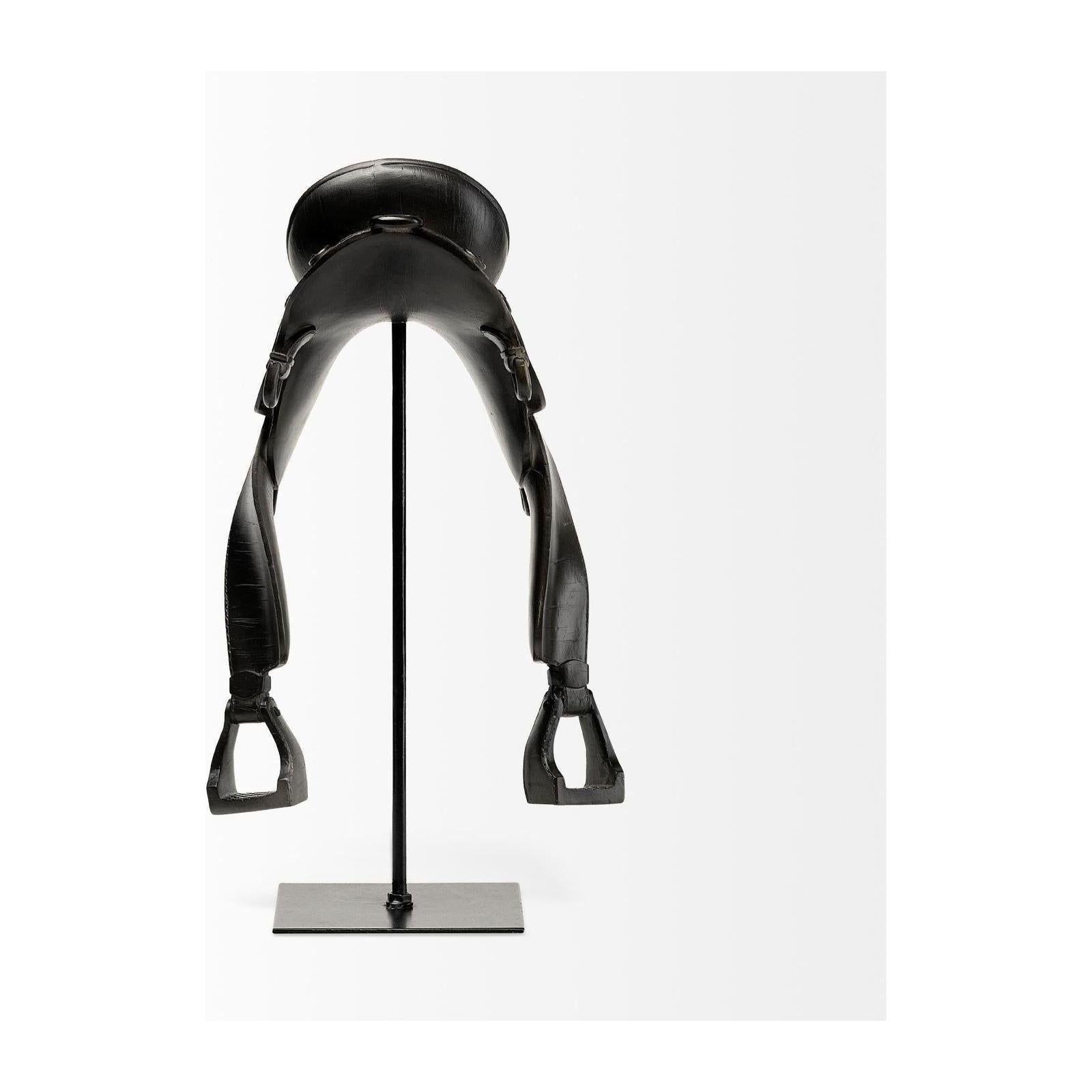 Mercana Colt Black Equestrian-Inspired Western Horse Saddle