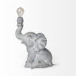 Mercana Tantor Gray Resin Elephant Calf Table Lamp