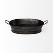 Mercana Reno Black Metal Vintage Inspired Basket