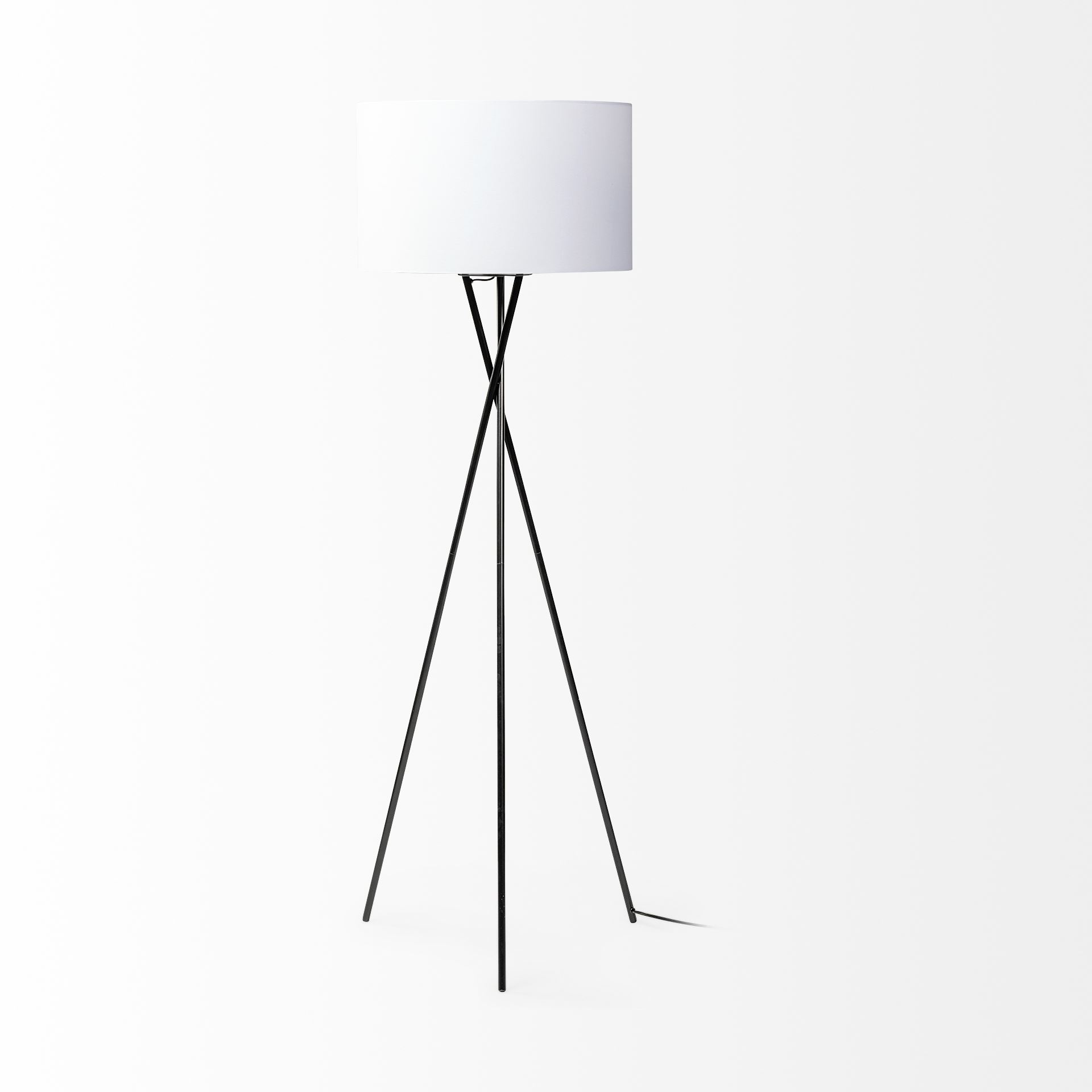 Mercana Ambrose Fabric Shade Floor Lamp