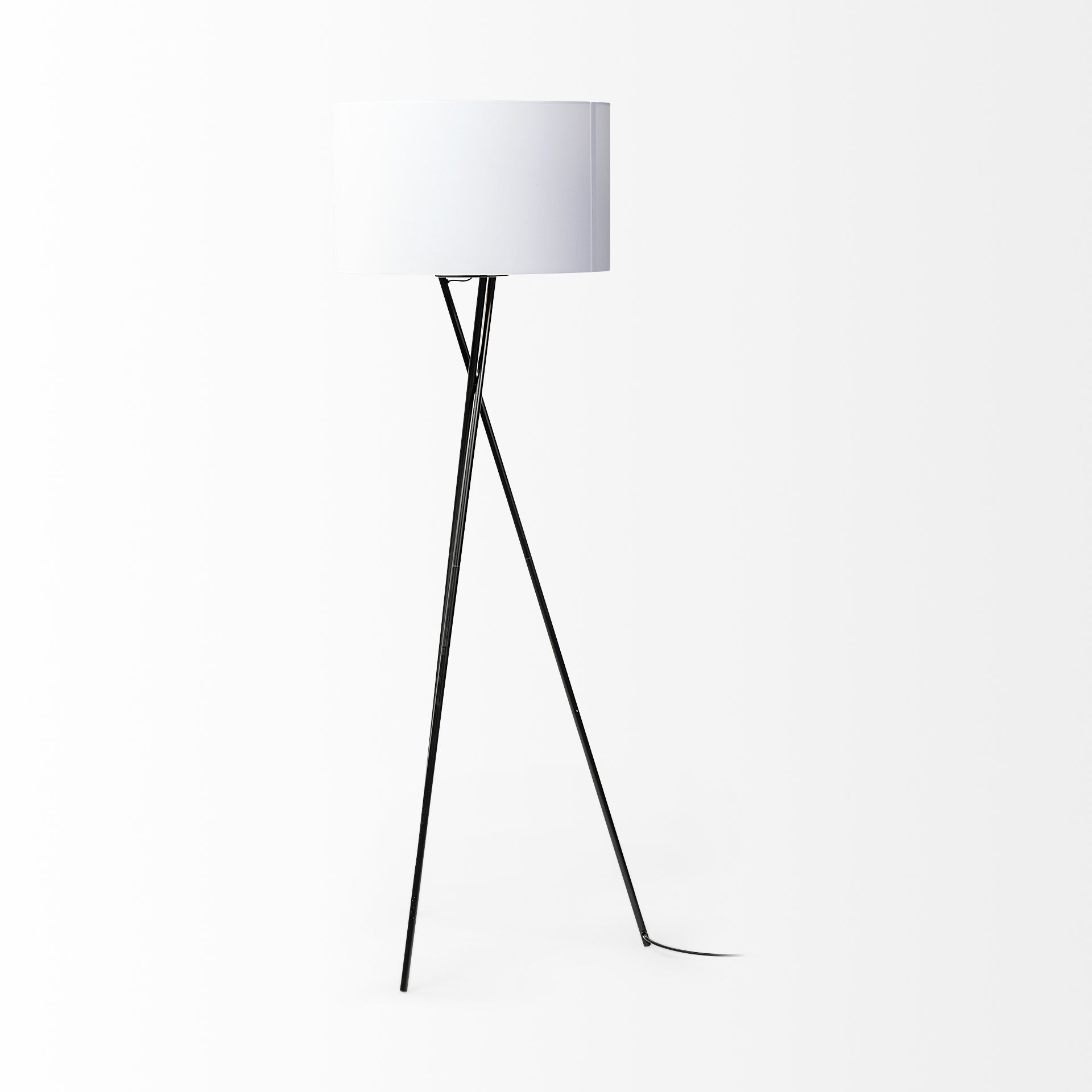 Mercana Ambrose Fabric Shade Floor Lamp