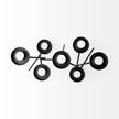 Mercana Meira Black Metal Seven Votive Table Candle Holder Clearance