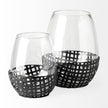 Mercana Reena Woven Metal Base Table Candle Holder