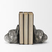 Mercana Bruno Silver American Bulldog Bookends- Set of 2