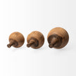 Mercana Afra Solid Wood Vase Shaped Decorative Object