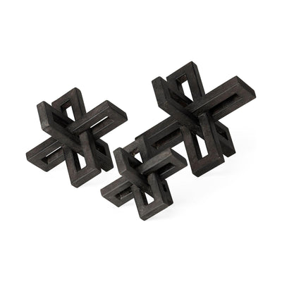 Mercana Aleph Black Metal Small Medium & Large Jacks - Set of 3