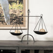 Mercana Adilah  Black Metal Vintage Inspired Weighing Scale