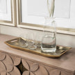 Mercana Drey Gold Rectangular Tray