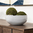 Mercana Larsen White Ceramic Large Decorative Bowl