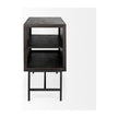 Mercana Arelius Glass Doors Accent Cabinet