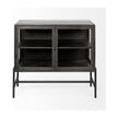 Mercana Arelius Glass Doors Accent Cabinet