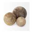 Mercana Carrick Natural Wood Decorative Spheres-Set of 3
