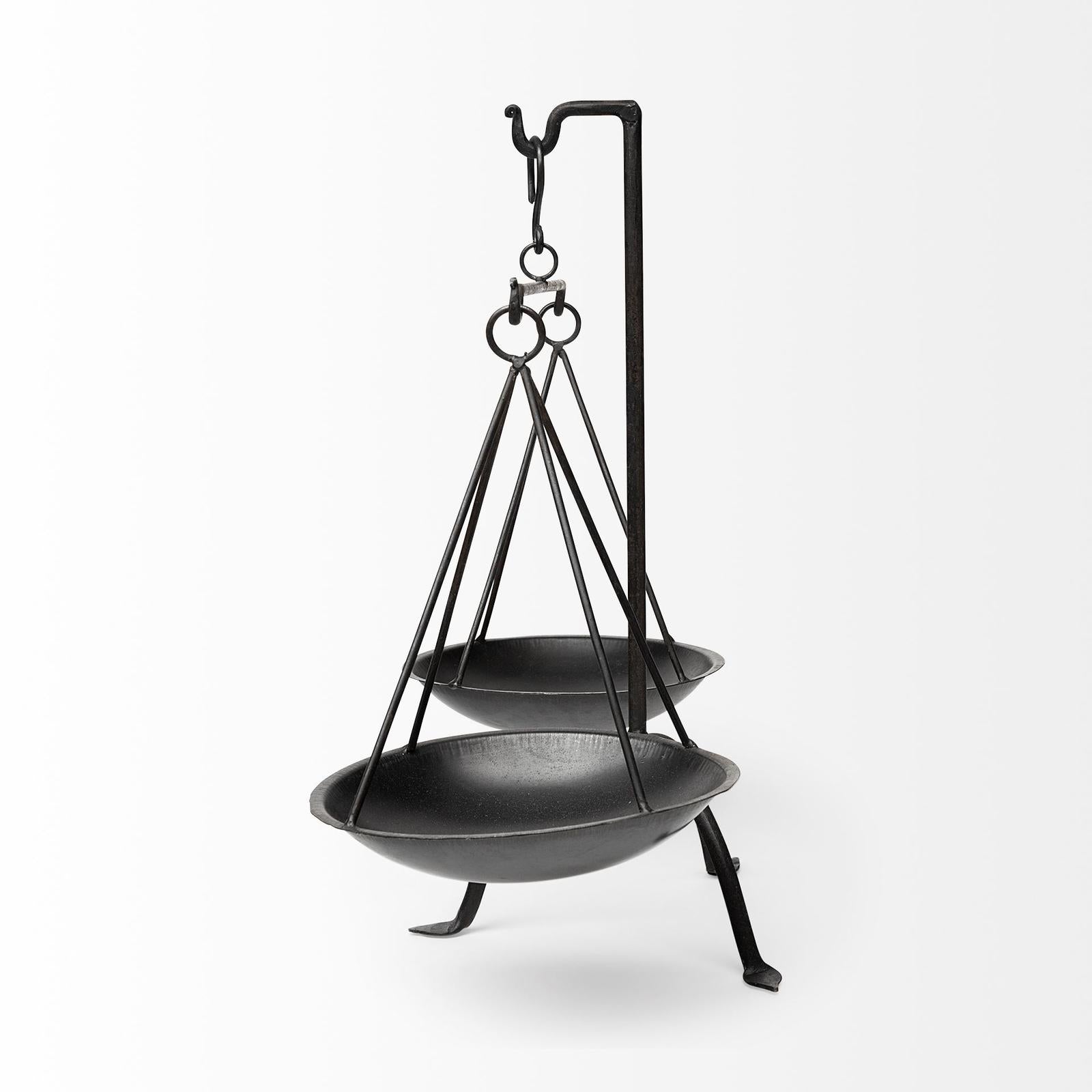 Mercana Adilah  Black Metal Vintage Inspired Weighing Scale