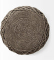 Mercana Allium Handwoven Wool Cylindrical Pouf