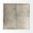 Mercana Zahavi Grey-toned Hair-on-hide Ottoman