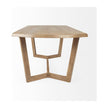 Mercana Denver Rectangular Brown Solid Wood Top & Base Dining Table
