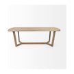 Mercana Denver Rectangular Brown Solid Wood Top & Base Dining Table