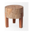 Mercana Asco Rustic Solid Reclaimed Wood Stool