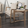 Mercana Cleaver I 22 x 24 Round Top Brown Solid Wood Accent Table
