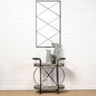 Mercana Colette Black/White Patterned Vase